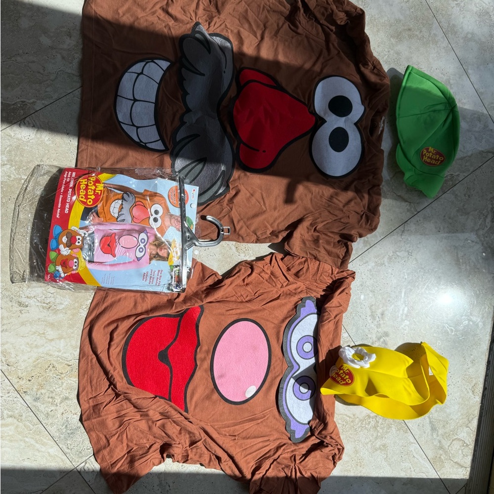 Toy Story Costume Set - Mr. And Mrs. Potato head and Kids 4T Buzz Light Year